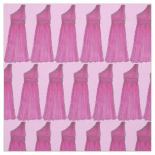 Pink Bridesmaid Dress Wedding Brautparty Gown Stoff