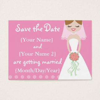 Pink Bridge Save the Date Cards