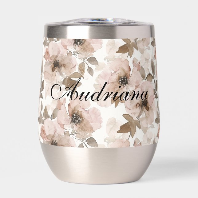 Pink Brown Cowgirl Südwest Floral (Vorderseite)