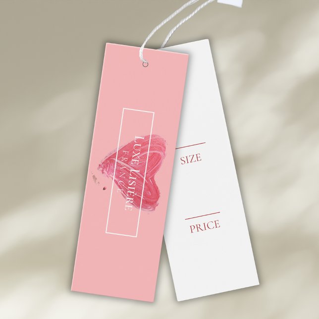 PINK Brush Stroke Hang Tags | Lipstick (Von Creator hochgeladen)