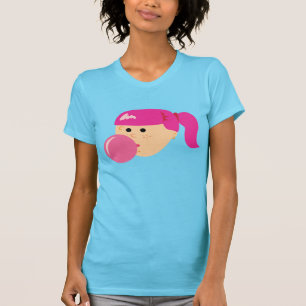 Pink Bubble Gum Girl T-Shirt