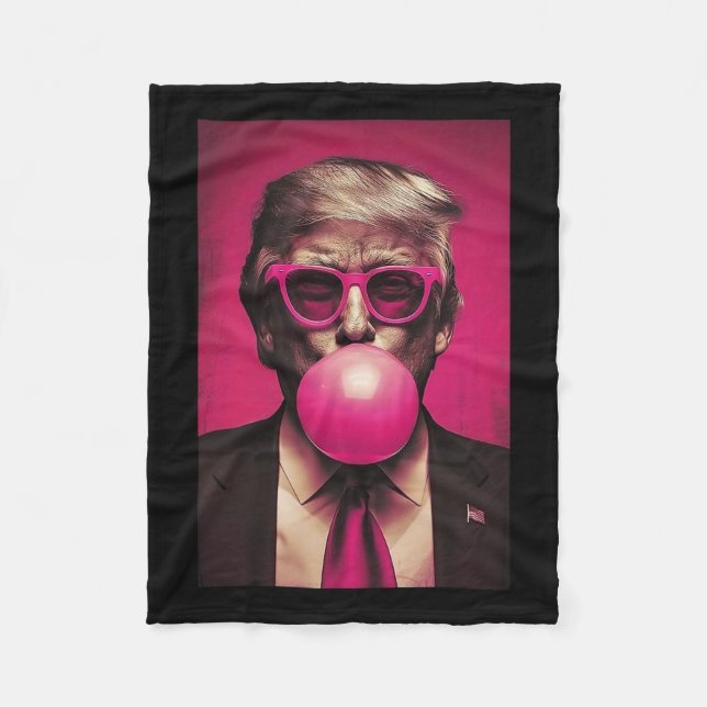 Pink Bubblegum Fleecedecke (Vorderseite)