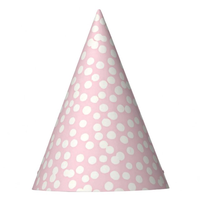 Pink Bumpin's White Dos Party Hat Partyhütchen (Vorderseite)