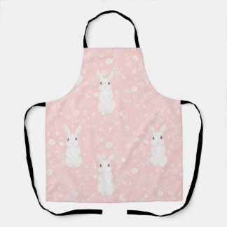 Pink Bunny Girl Schürze