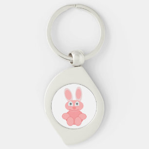 PINK BUNNY RABBIT SCHLÜSSELANHÄNGER