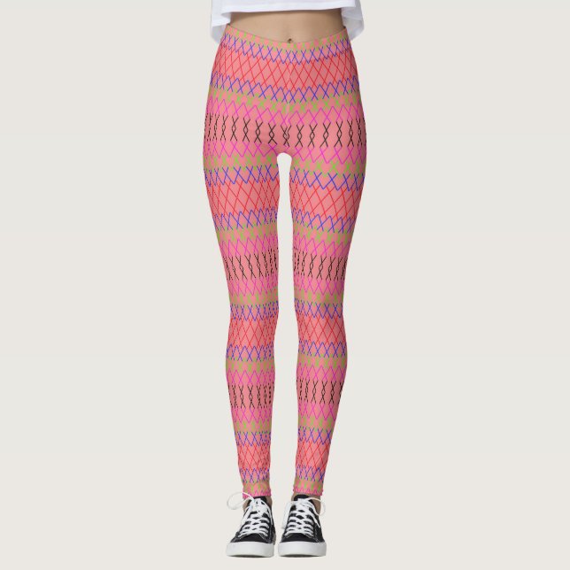 Pink Bunny Strike Pink Osteryoga Pants Leggings (Vorderseite)