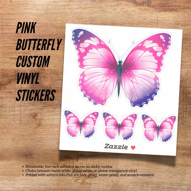 Pink Butterfly Custom Vinyl Sticker (The Butterfly Studio
Pink Butterfly Custom Vinyl Sticker)