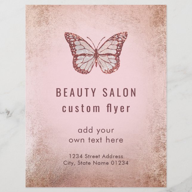 Pink Butterfly Flyer (Vorne)