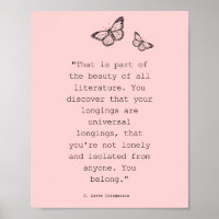 Pink Butterly F Scott Fitzgerald Literatur Zitat