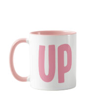 Pink C UP Mug minimaliste - C'est littéralement un