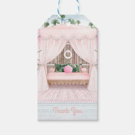Pink Cabana Bachelorette Wochenende | Danke, Gesch Geschenkanhänger