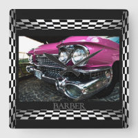 Pink Cadillac Black, White Checkers