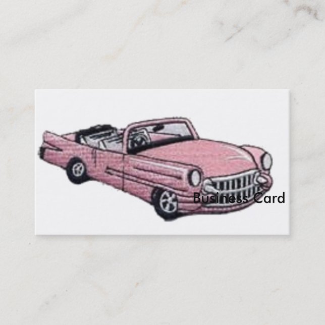 Pink Cadillac Visitenkarte (Vorderseite)