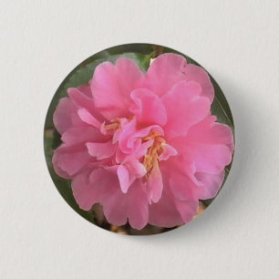 Pink Camellia Button