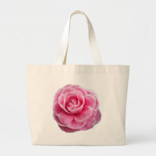 Pink Camellia Jumbo Stoffbeutel