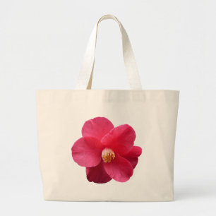 Pink Camellia Jumbo Stoffbeutel