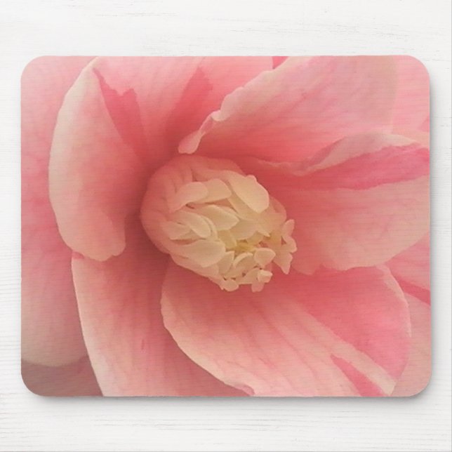 Pink Camellia Mousepad (Vorne)