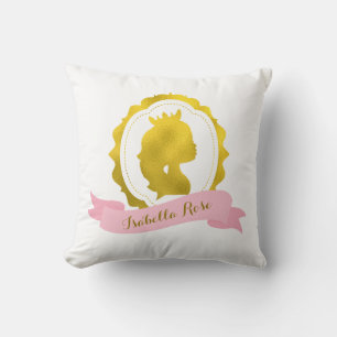 Pink Cameo Princess Kissen