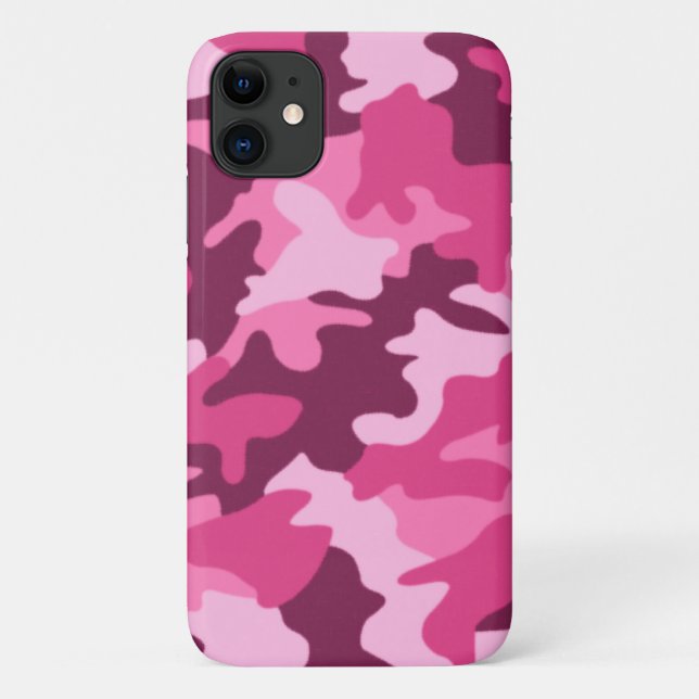 Pink Camouflage Case-Mate iPhone Hülle (Rückseite)