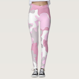 Pink Camouflage Leggings