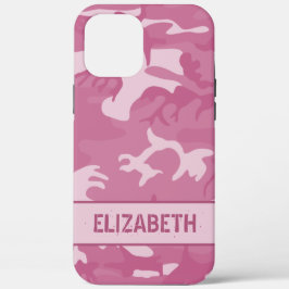Pink Camouflage Monogram Case-Mate iPhone Hülle