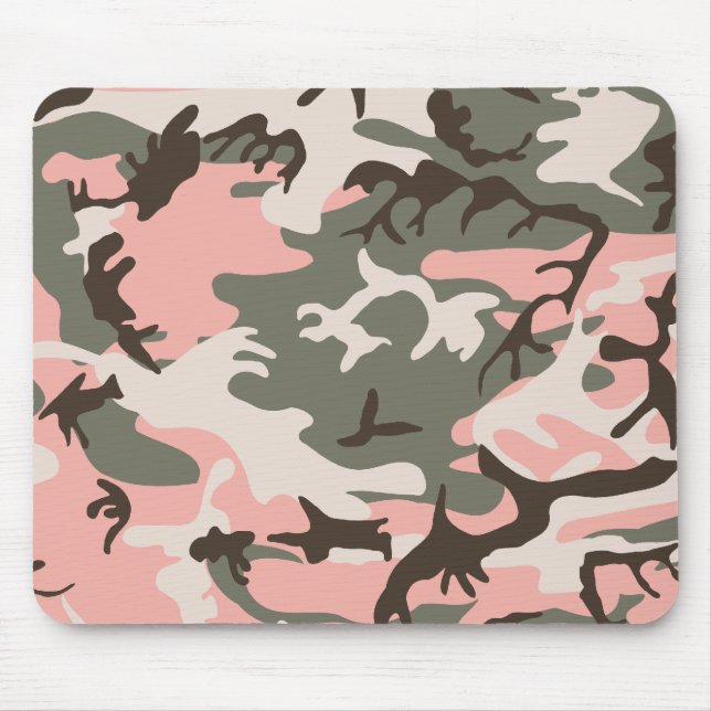 Pink Camouflage Mousepad (Vorne)