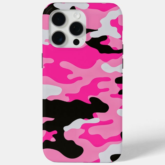Pink Camouflage Pattern Case-Mate iPhone Hülle (Rückseite)
