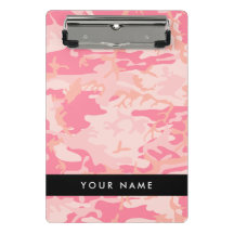 Pink Camouflage Pattern, Ihr Name, Personalisieren