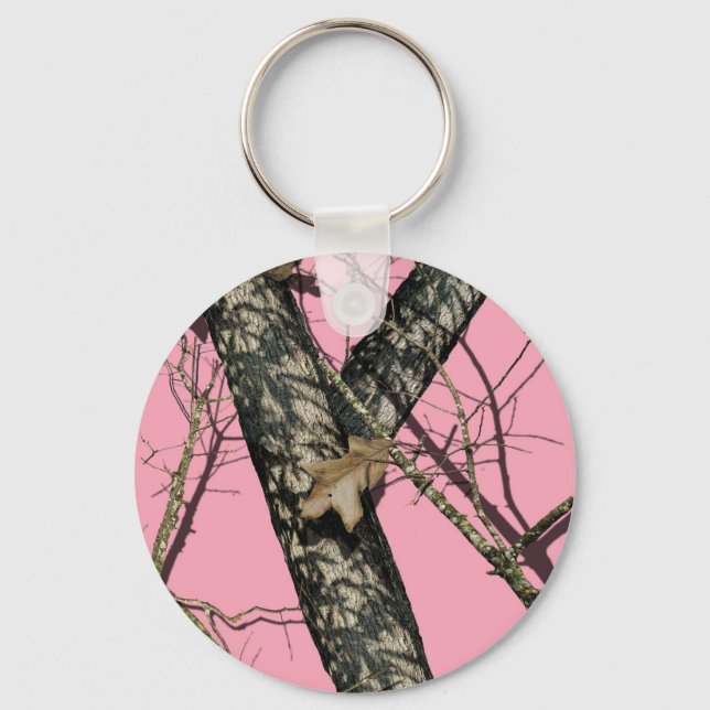 Pink Camouflage Schlüsselanhänger (Vorderseite)