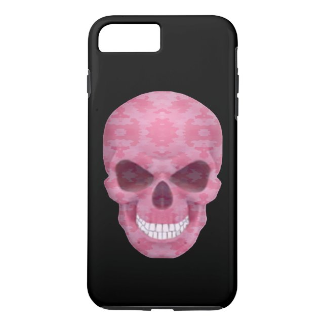 Pink Camouflage Skull iPhone 7 Fall Case-Mate iPhone Hülle (Rückseite)