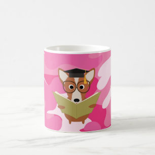 Pink-Camouflage-Studie Hunde Tasse
