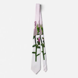 Pink Canterbury Bells Krawatte