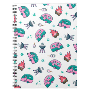 Pink Caravan Adventure Notizblock