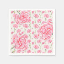 Pink Carnation Floral Polterabend