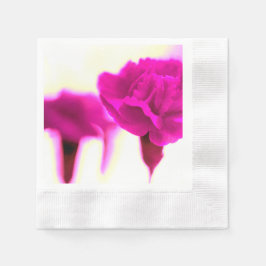 Pink Carnation Paper Napkin Serviette