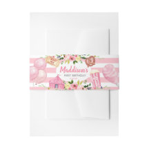 Pink Carnival Birthday Bauch Band Ring