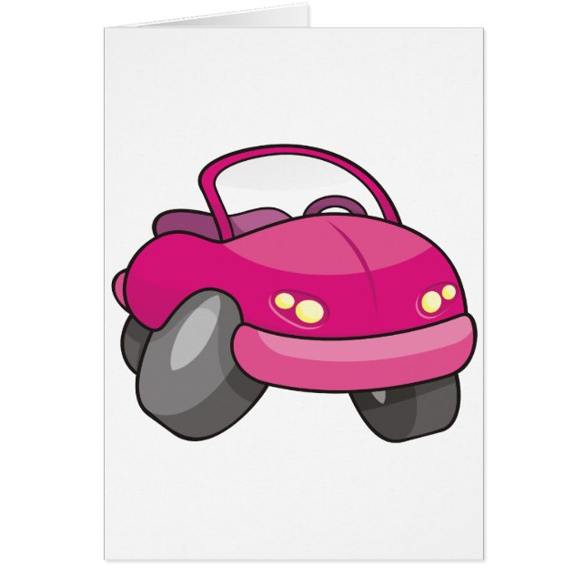 Pink Cartoon Car (Vorne)