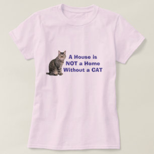 Pink Cat Zuhause Personalisiert T - Shirts