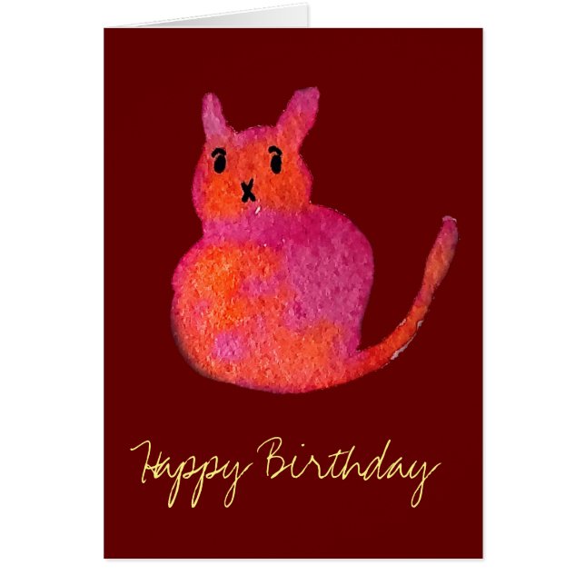 Pink Cate Funky niedlich Kitty (Vorne)