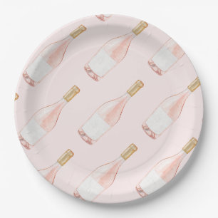 Pink Champagne Brautparty Junggeselinnen-Abschied Pappteller