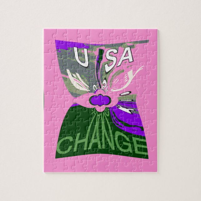 Pink Change Hillary USA Wir sind enger zusammen. (Vertikal)