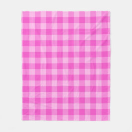 Pink Checkered Square Seamless Pattern  Fleecedecke