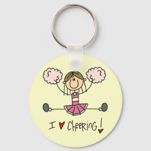 Pink Cheerleader Tshirts und Geschenke Schlüsselanhänger