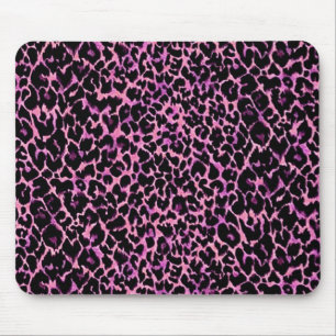 Pink Cheetah Pattern Mousepad