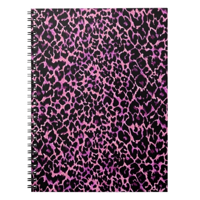 Pink Cheetah Pattern Notizblock (Vorderseite)