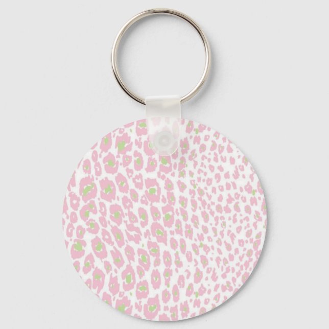 Pink Cheetah Schlüsselanhänger (Vorderseite)