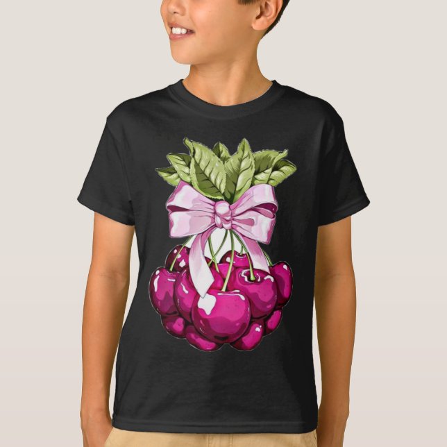Pink Cherries T-Shirt (Vorderseite)