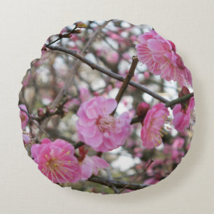 Pink Cherry Blosm / Sakura / ラ(桜) Rundes Kissen