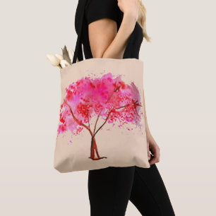 Pink Cherry Blossom Baumart Tasche