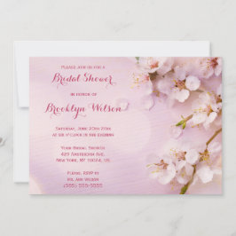 Pink Cherry Blossom Brautparty lädt ein Einladung